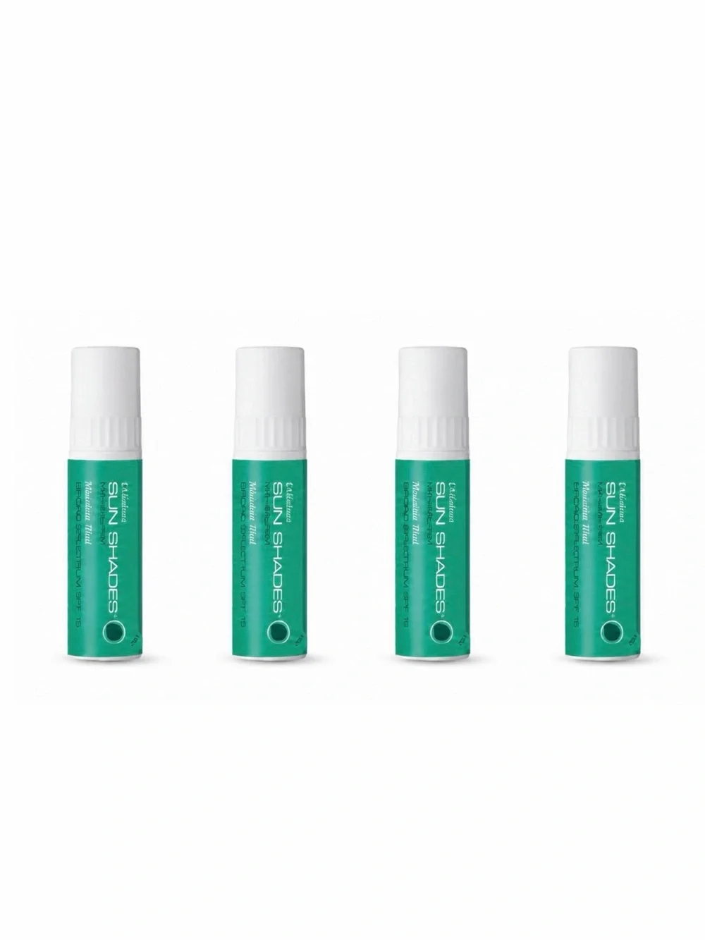 Melaleuca Sun Shades Mountain Mint Lip Balm Stick 4 new & sealed tubes